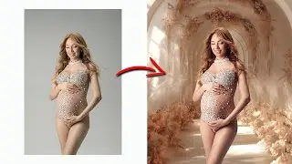 Transform White Background into Stunning Floral Masterpiece (Photoshop Tutorial)