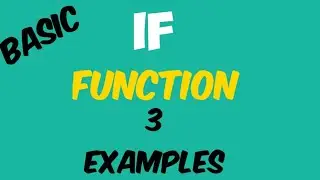 How to use the If function in Excel (Easy Way)