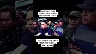 tanggapan erick tohir mengenai tanggapan pertamina #kebakaran #kebakaranjakarta #pertamina