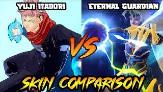 YIN - ETERNAL GUARDIAN STARLIGHT SKIN VS. YUJI ITADORI SKIN - MLBB SKIN COMPARISON SERIES