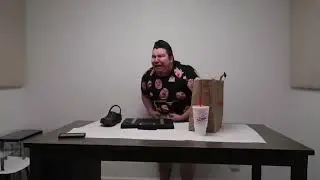 Nikocado getting hit, then screams