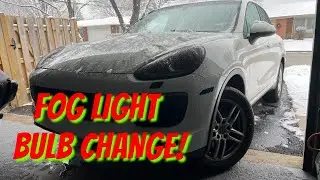 How to Change the FOG Light Bulb on a Porsche Cayenne