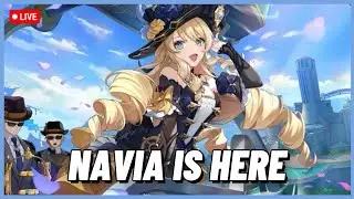 🔴[AR60] NAVIA Showcase and account reviews | Genshin Impact India | 