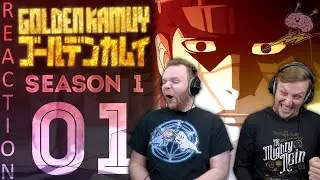 SOS Bros React - Golden Kamuy Season 1 Episode 1 - "Wenkamuy"