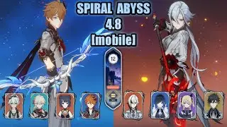 International Childe & OverVape Arlecchino spiral abyss 4.8 floor 12 game play