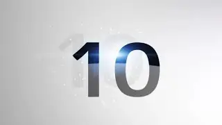 COUNTDOWN TIMER 10 to 0 - Particle Timer - no Copyright
