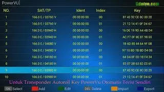 Isi Key PowerVu Receiver Android KIII Pro UHD