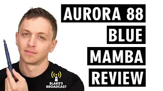 Aurora 88 Blue Mamba Fountain Pen Review 4K