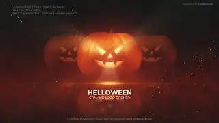 Pumpkin Helloween Logo Opener - 100% After Effect