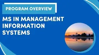 UB MS in Management Information Systems Program Overview (2024-2025)