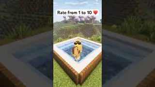 Minecraft Jacuzzi 🥶 #minecraft #shorts
