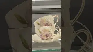 8 июня.Набор чайных пар,,Ирисы"