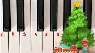 How to play Little Christmas Tree on the piano