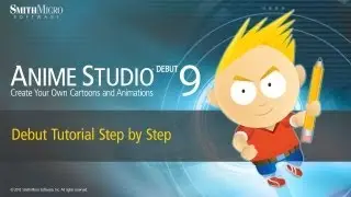 Anime Studio 9 (Moho) Debut Tutorial - Step by Step Tutorial