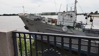 Кадет и УТС-519 на причале в Ростове-на-Дону