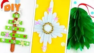 3 Новогодние игрушки своими руками | DIY Игрушки для елки