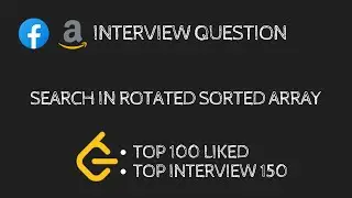 Search In Rotated Sorted Array | Python | Leetcode - 33