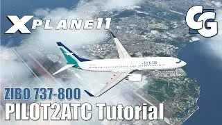Pilot2ATC Tutorial - Zibo 737 - Singapore to Kuala Lumpur (WSSS to WMKK) - X-Plane 11