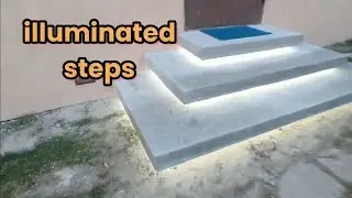 the guy made the steps with led backlight