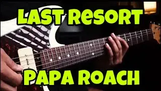 Last resort - papa roach | GUITAR LESSON TUTORIAL FOR BEGGINER