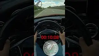 Mercedes-Benz C43 AMG Stage 1 S205 420 PS 0-200 kmh Acceleration Test