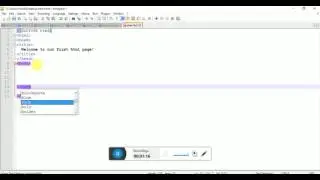 Create your first html page in notepad plus plus
