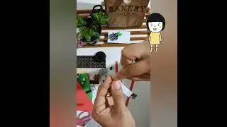tarjetas con tiras de papel