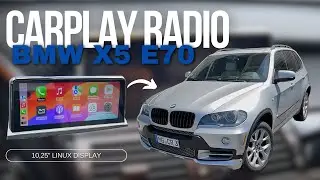 Apple CarPlay Display in meinen BMW X5 e70 nachgerüstet!