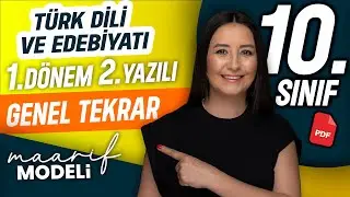 10th Grade Turkish Language and Literature 1st Semester 2nd Exam | General Review