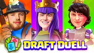😱♻️BIGSPIN vs. MORTEN vs. CARL - ERSTES DRAFT ROYALE in 2022! | Clash Royale Deutsch