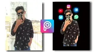 📱picsart social media photo editing Tutorial || 