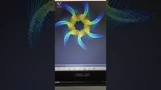 Draw Ninja star colorful animation using Python Turtle|| Python.. 