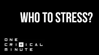 Who to stress? Glucocorticoid stress doses! - One Critical Minute [1CM]
