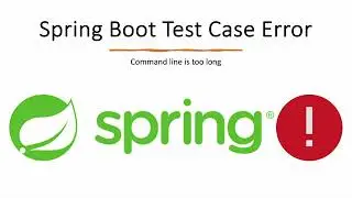 Fix Error "Command line is too long" in Java Spring Boot   Intellij IDE 2024