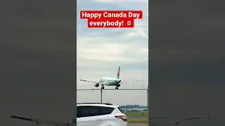 Air Canada Airbus A320 Landing Toronto Pearson