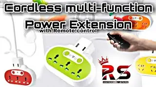 Cordless Multi-function 2 USB power extension with Night led lamp Full Review 