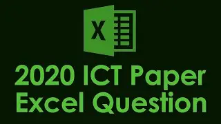 Grade 11 (2020 ICT Paper Excel Question)