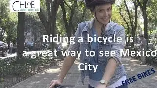 Riding a bicycle is a great way to see Mexico City. The Ecobici or free bike systems.