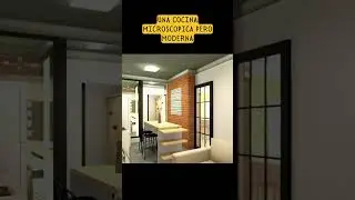 ✅ Una cocina MICROSCOPICA puede verse muy elegante, moderna y sencilla #cocinasencilla #cocina