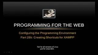 Creating Shortcuts for XAMPP in Linux Mint - Programming for the Web