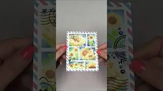 Here’s a quick video using our new Postage Sunflowers stencils and die! #layeringstencils