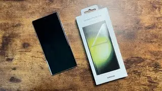 Samsung Galaxy S23 Ultra OFFICIAL SCREEN PROTECTOR INSTALLED!
