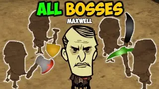 Defeating ALL Bosses as Maxwell (Pre-Rework)