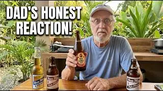 My Dad Tries Filipino Beer for the First Time