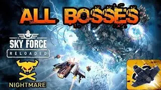 All Boss Fight Sky Force Reloded 2014 Air Shooting Games Gameplay #androidgamesgameplay #games