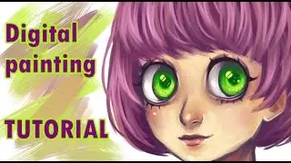 Digital Painting Tutorial (Paint Tool Sai)  English/Español