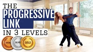 Ballroom Lesson: The Progressive Link in 3 levels 🥉🥈🥇