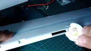Opening Battery holder for the Logitech k750 Solar Keyboard