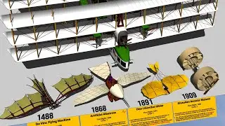 Crazy Looking Early Flying Aircraft 3D