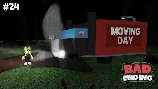 #24 ПЛОХАЯ КОНЦОВКА в День переезда роблокс | Moving Day Story roblox | Страшная история на русском